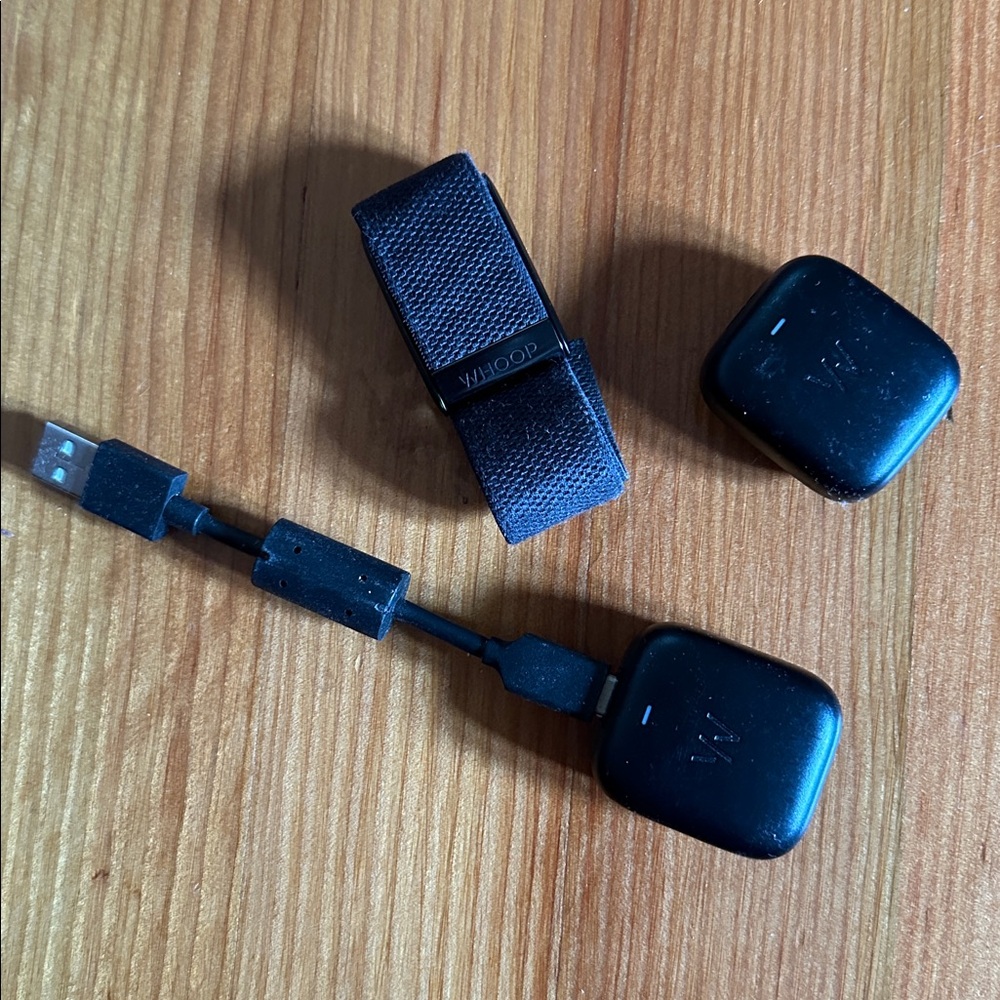 WHOOP Band // two batteries // charger cord